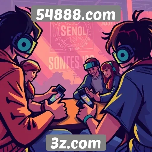 Interação da comunidade no site 54888.com