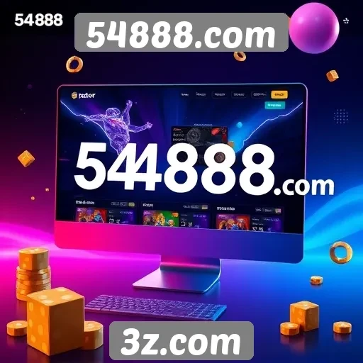 Interface e usabilidade de 54888.com para novos jogadores